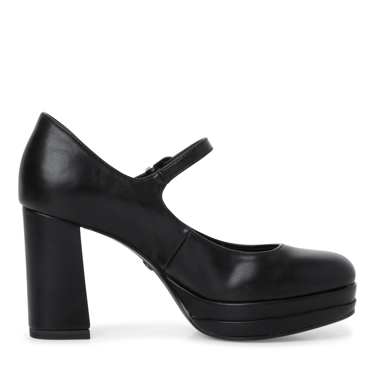 Scarpa Donna con Tacco Largo e Cinturino, Scarpe-con-tacco